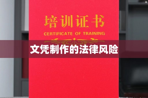 娄星文凭制作的法律风险