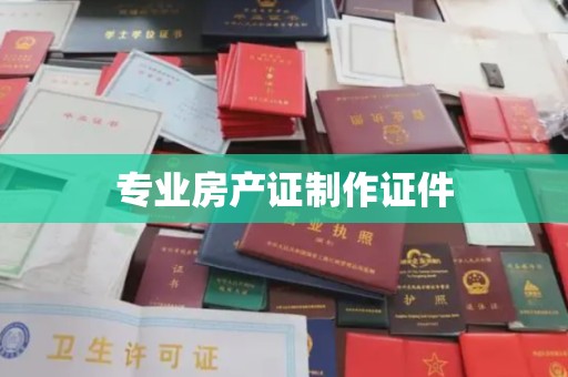 娄星专业房产证制作证件