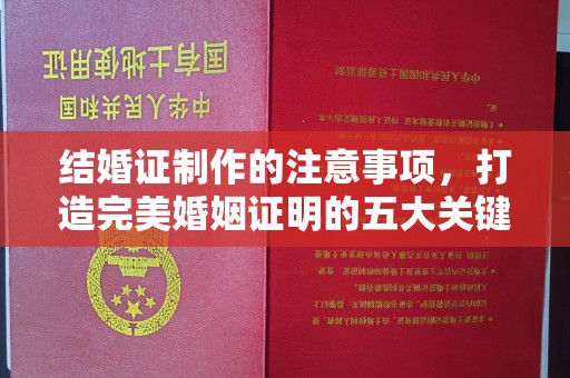 娄星结婚证制作的注意事项，打造完美婚姻证明的五大关键点