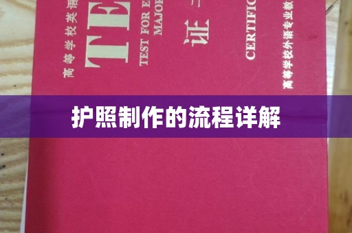 娄星护照制作的流程详解