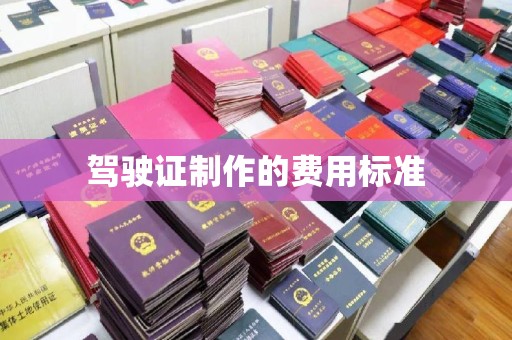 娄星驾驶证制作的费用标准