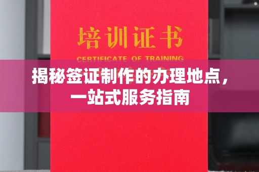 娄星揭秘签证制作的办理地点，一站式服务指南