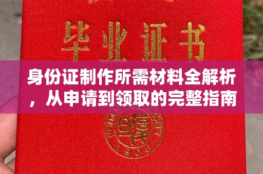 娄星身份证制作所需材料全解析，从申请到领取的完整指南