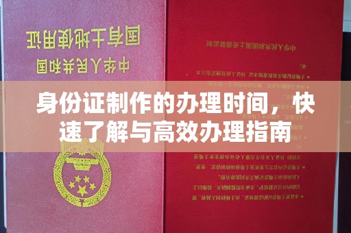 娄星身份证制作的办理时间，快速了解与高效办理指南
