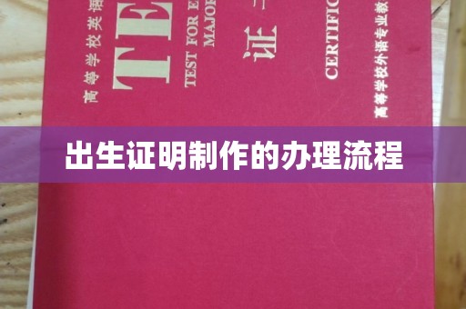 娄星出生证明制作的办理流程